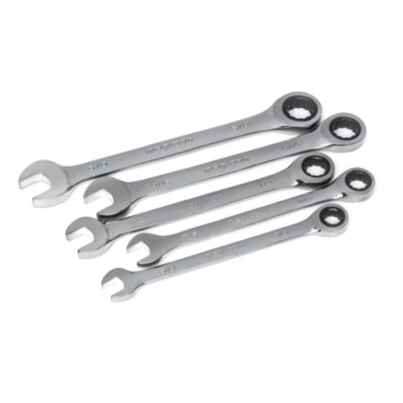 K-T Industries 3-5105 5 Pc Ratcheting Wrench Set K-T Industries 3-5105 5 Pc Ratcheting Wrench Set